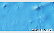 Physical 3D Map of the area around 7° 30' 57" N, 100° 13' 29" W