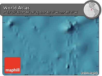 Satellite Map of the Area around 7° 30' 57" N, 100° 13' 29" W