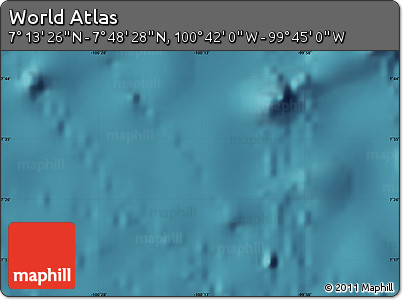 Satellite Map of the Area around 7° 30' 57" N, 100° 13' 29" W