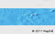 Shaded Relief Panoramic Map of the area around 7° 30' 57" N, 101° 4' 29" W