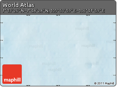 Physical Map of the Area around 7° 30' 57" N, 106° 19' 29" E