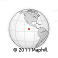 Outline Map of the Area around 7° 30' 57" N, 107° 1' 30" W, rectangular outline