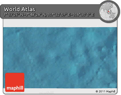 Satellite 3D Map of the Area around 7° 30' 57" N, 108° 1' 30" E