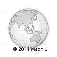 Outline Map of the Area around 7° 30' 57" N, 108° 1' 30" E, rectangular outline