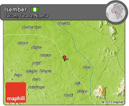 Physical 3D Map of Isember
