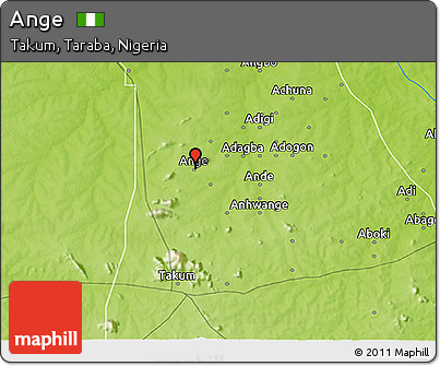 Physical 3D Map of Ange