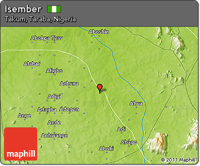 Physical 3D Map of Isember