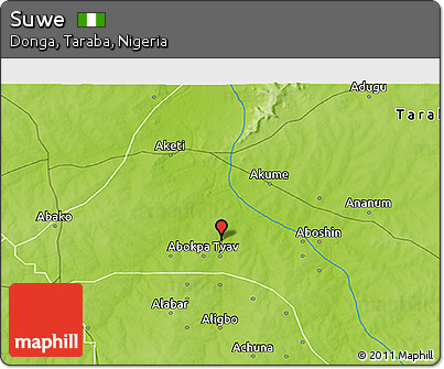 Physical 3D Map of Suwe