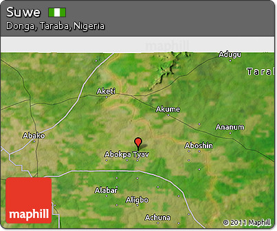 Satellite 3D Map of Suwe