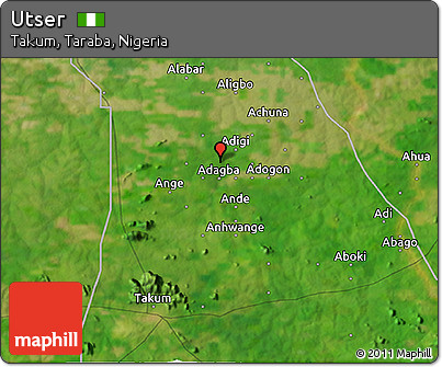Satellite 3D Map of Utser