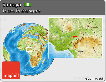 Physical Location Map of Samaya