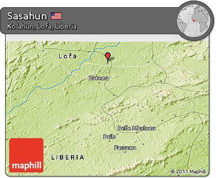 Physical 3D Map of Sasahun