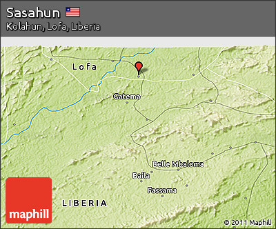 Physical 3D Map of Sasahun
