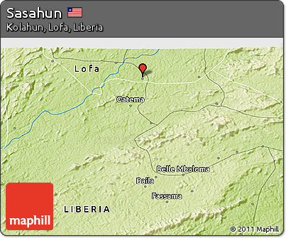 Physical 3D Map of Sasahun