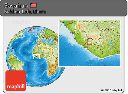 Physical Location Map of Sasahun