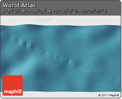 Satellite 3D Map of the Area around 7° 30' 57" N, 113° 7' 30" E