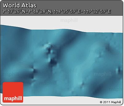 Satellite 3D Map of the Area around 7° 30' 57" N, 119° 4' 29" E