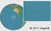 Satellite Location Map of the area around 7° 30' 57" N, 123° 10' 30" W