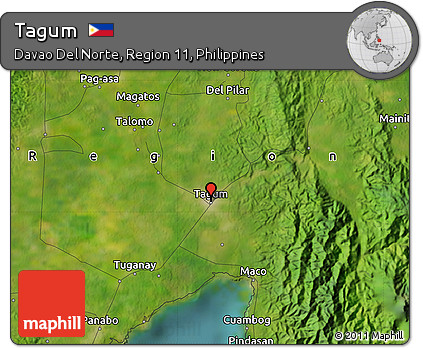 Satellite Map of Tagum