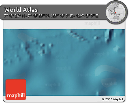 Satellite 3D Map of the Area around 7° 30' 57" N, 129° 16' 30" E
