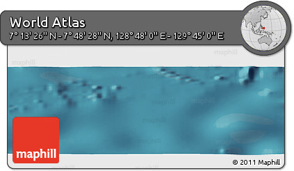 Satellite Panoramic Map of the Area around 7° 30' 57" N, 129° 16' 30" E
