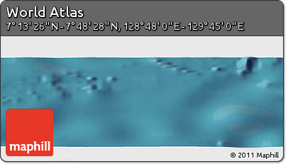 Satellite Panoramic Map of the Area around 7° 30' 57" N, 129° 16' 30" E