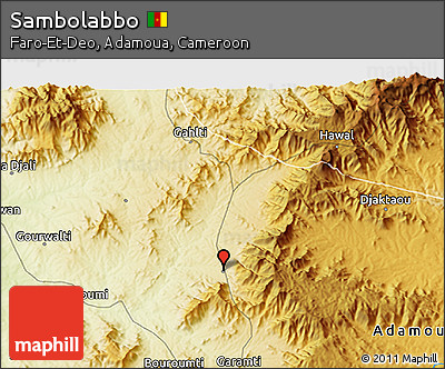 Physical 3D Map of Sambolabbo
