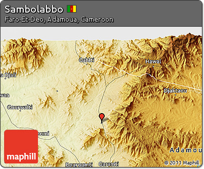 Physical 3D Map of Sambolabbo