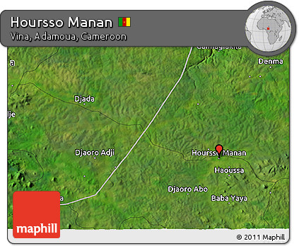 Satellite 3D Map of Hoursso Manan