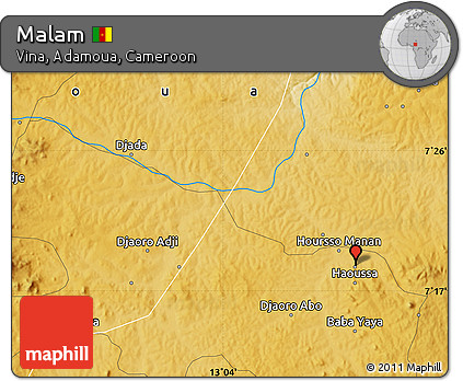 Physical Map of Malam