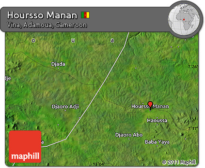 Satellite Map of Hoursso Manan