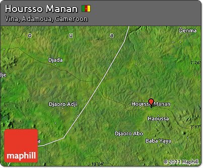 Satellite Map of Hoursso Manan