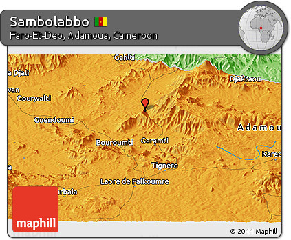 Political Panoramic Map of Sambolabbo