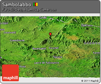 Satellite Panoramic Map of Sambolabbo