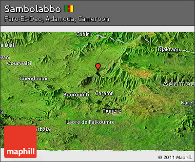 Satellite Panoramic Map of Sambolabbo