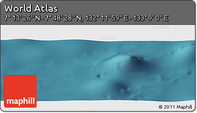 Satellite Panoramic Map of the Area around 7° 30' 57" N, 132° 40' 30" E