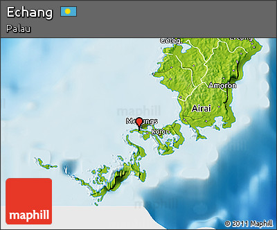 Physical 3D Map of Echang
