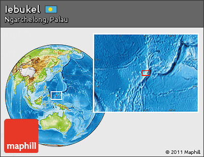 Physical Location Map of Iebukel