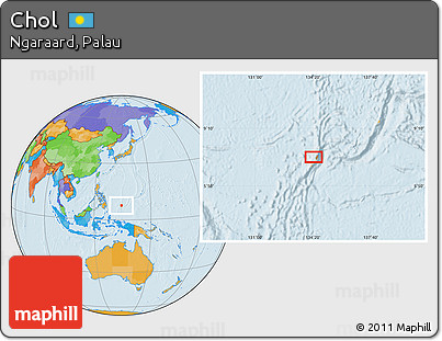 Political Location Map of Chol
