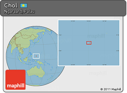 Savanna Style Location Map of Chol