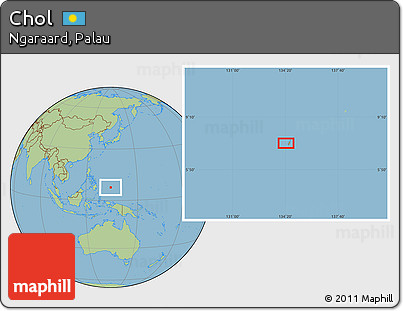 Savanna Style Location Map of Chol