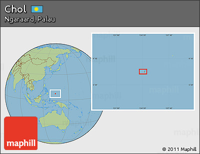 Savanna Style Location Map of Chol