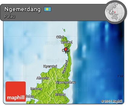 Physical Map of Ngemerdang