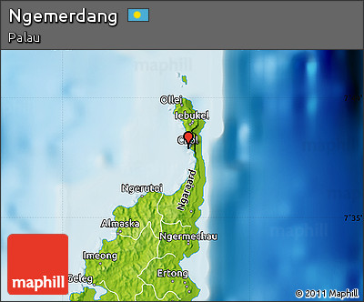 Physical Map of Ngemerdang