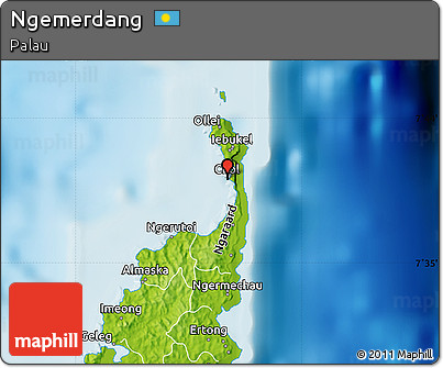 Physical Map of Ngemerdang