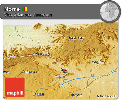 Physical 3D Map of Nome