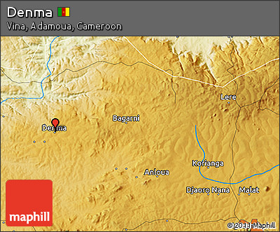 Physical 3D Map of Denma