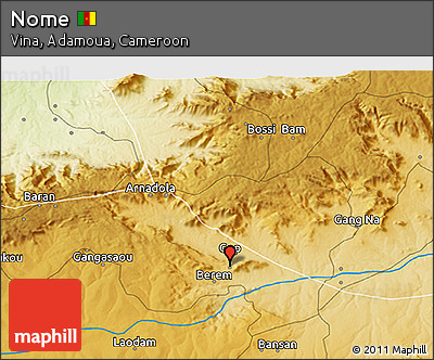 Physical 3D Map of Nome