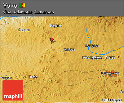 Physical 3D Map of Yoko