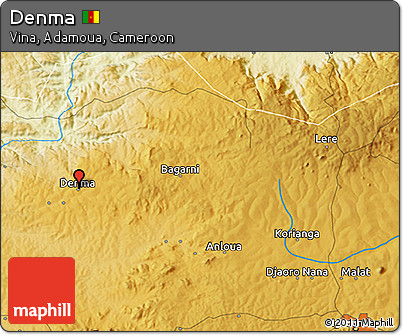 Physical 3D Map of Denma